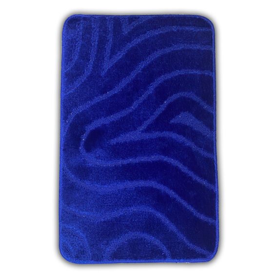 dywanik łazienkowy wave niebieski