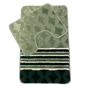 zielony komplet dywaników łazienkowych Yasmira